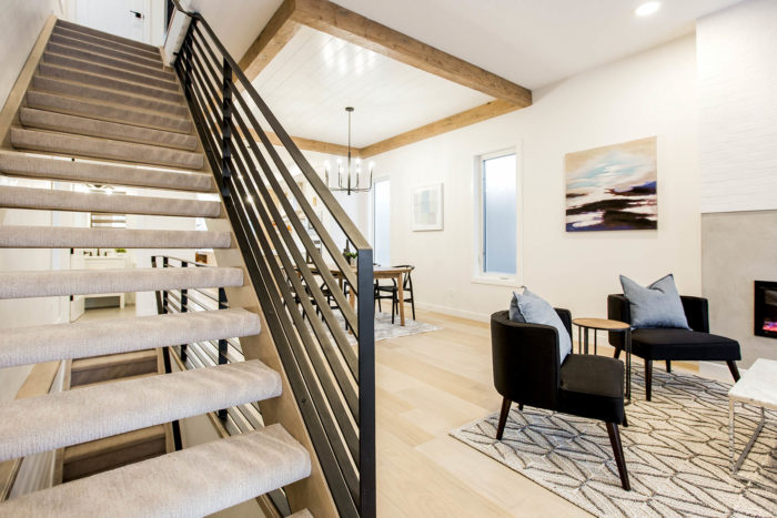 Farmhouse Infill Staged Railing