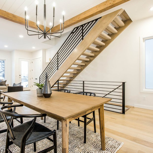Modern home design interior.
