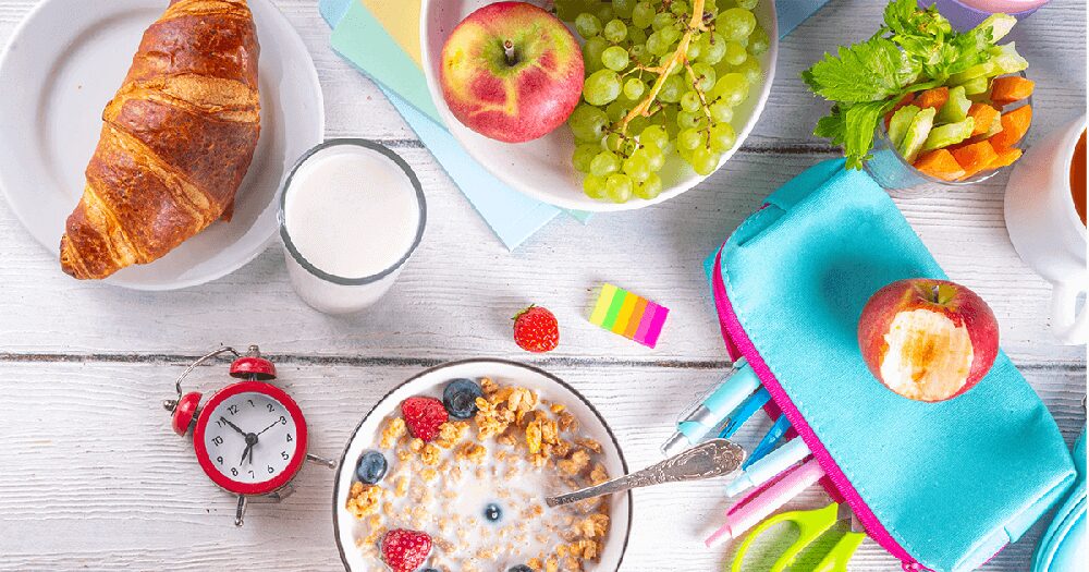 organizing your home for back to school success breakfast image